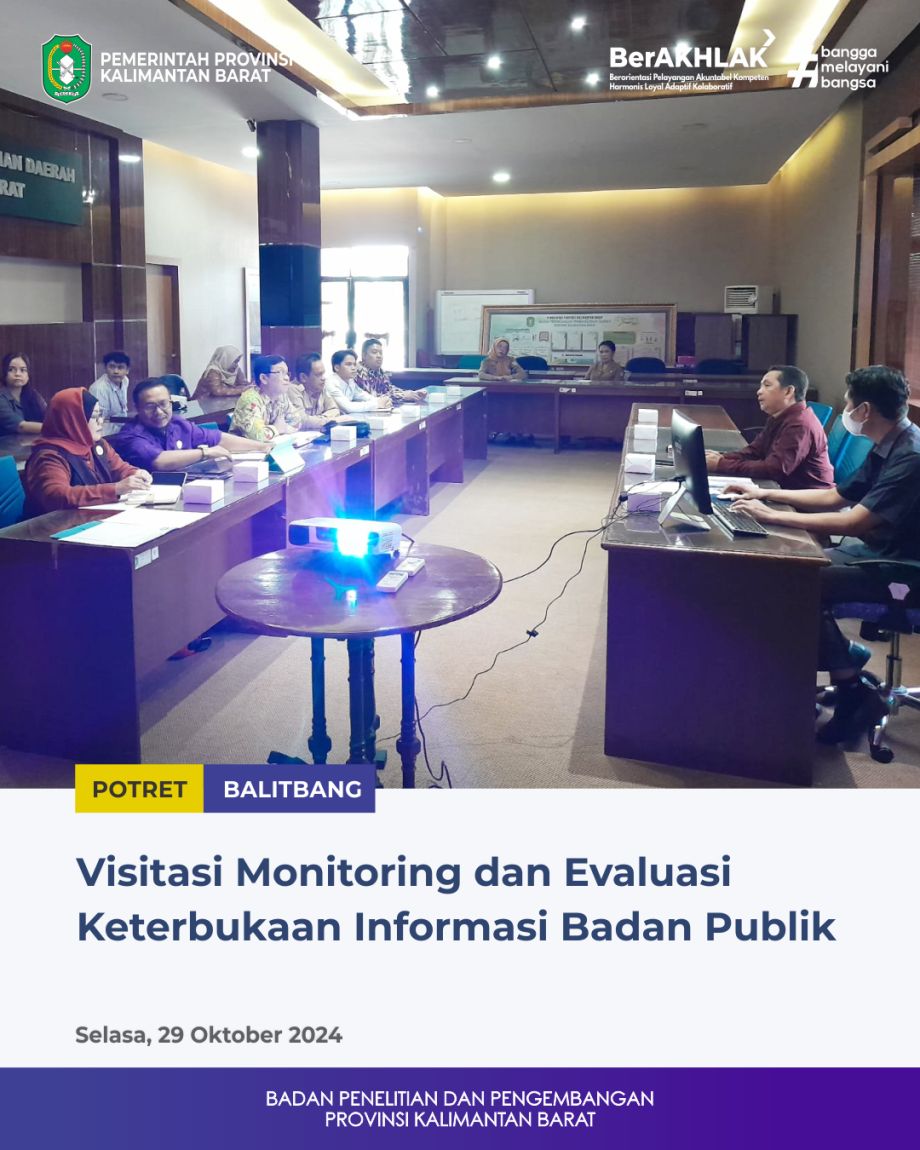 Visitasi Monitoring dan Evaluasi Keterbukaan Informasi Badan Publik