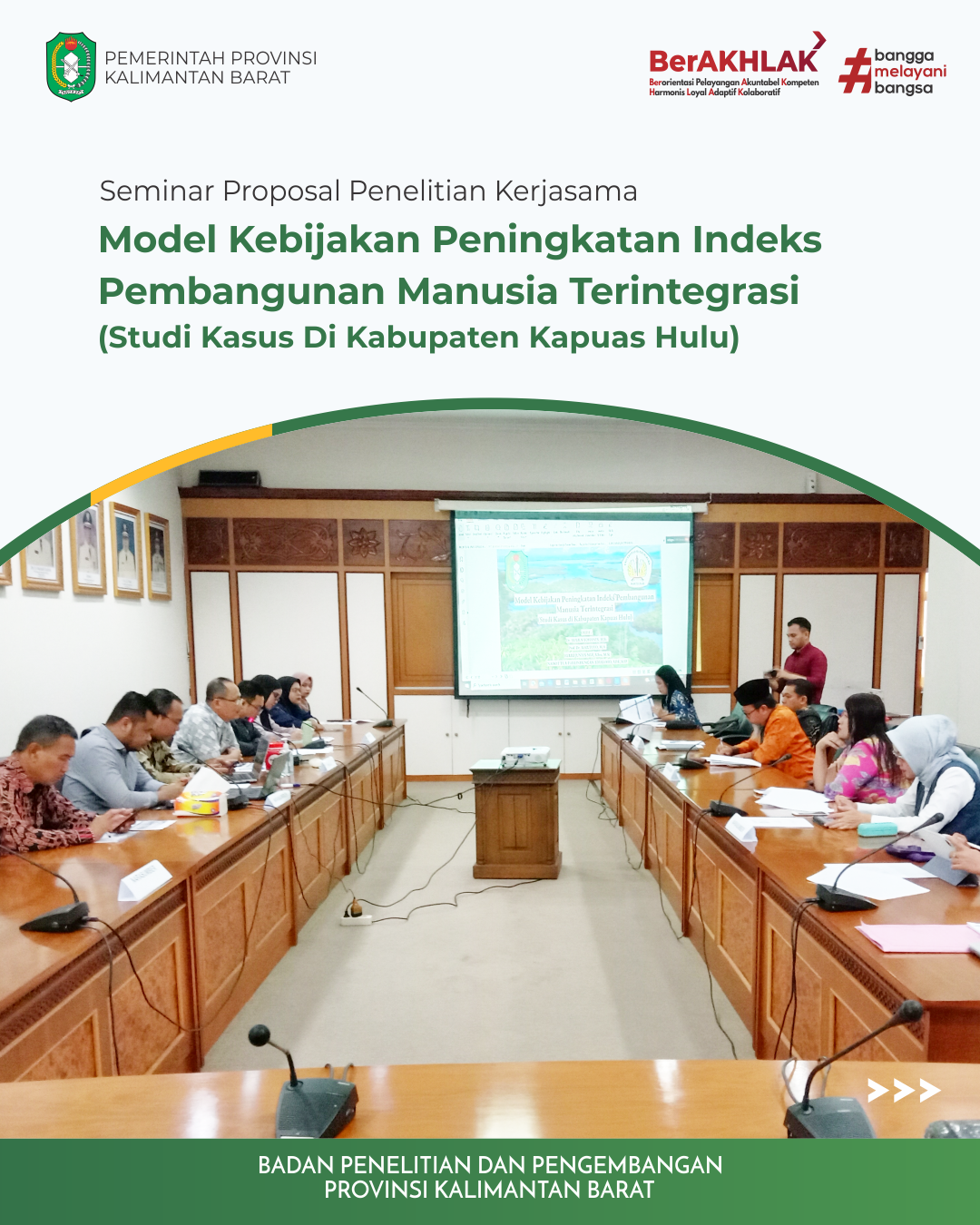 Seminar Proposal Model Peningkatan IPM di Kabupaten Kapuas Hulu