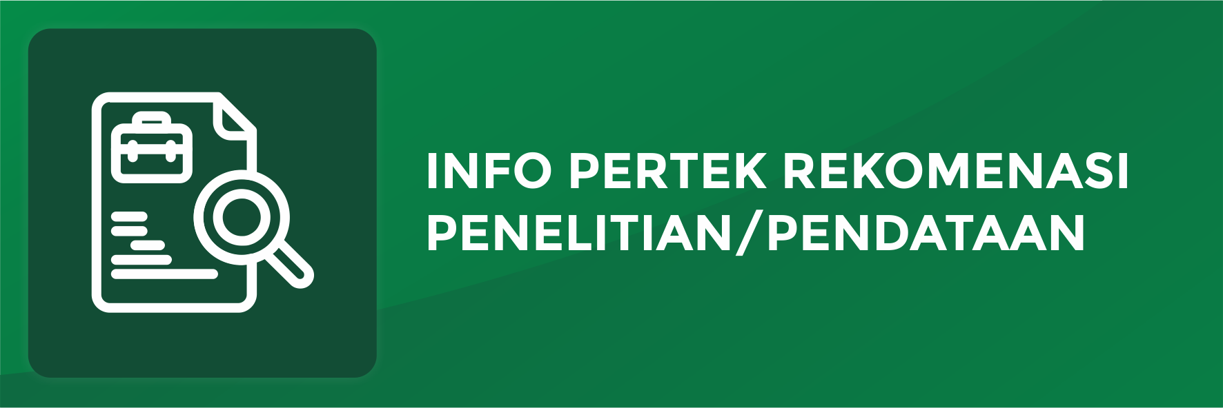 Info Pertek Rekomendasi Penelitian