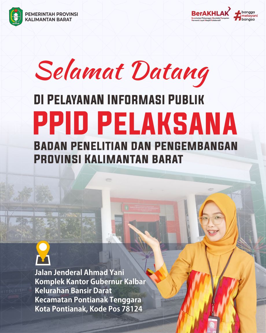 Profil PPID Balitbang Provinsi Kalbar